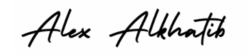 Signature d'Alex Alkhatib